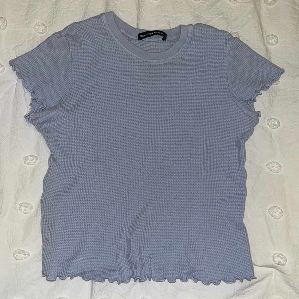 Light blue Brandy Melville crop top